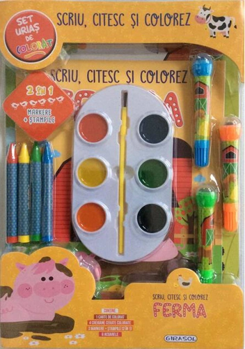 Scriu, citesc și colorez. Ferma