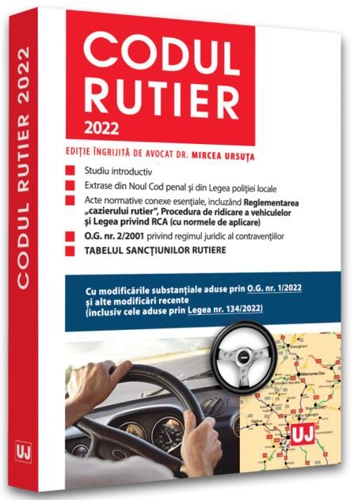 Codul rutier. Actualizat mai 2022
