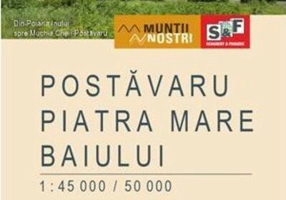 Postăvaru. Piatra Mare. Baiului - Hartă de drumeție