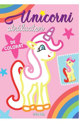 Unicorni strălucitori de colorat (Roz)