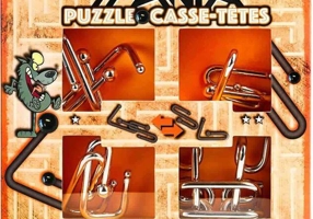 Set de 4 Puzzle-uri 3D - Mania Casse-Têtes - Orange
