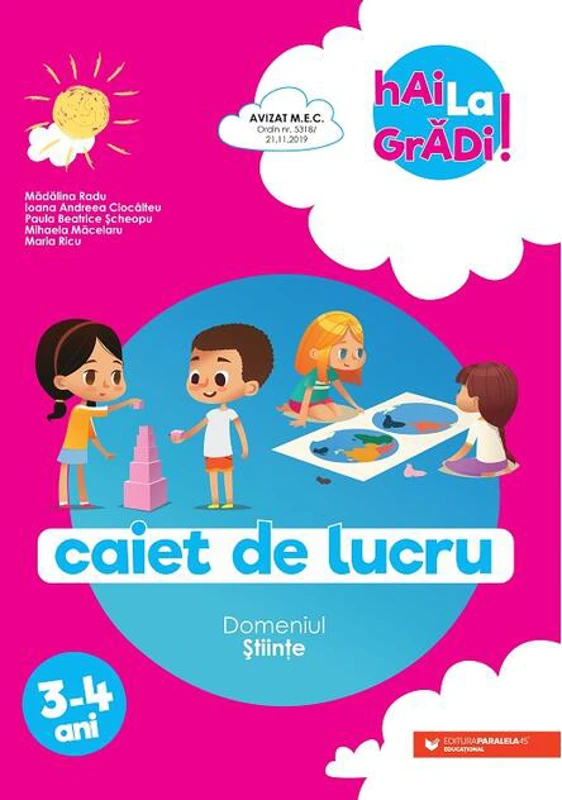 Științe - caiet de lucru pentru 3-4 ani