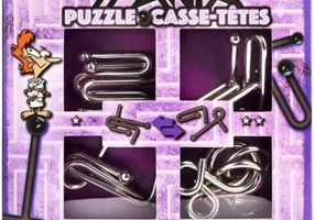 Set de 4 Puzzle-uri 3D - Mania Casse-Têtes - Purple