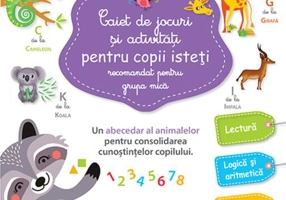 Caiet de jocuri și activități pentru copii isteți - 3-4 ani