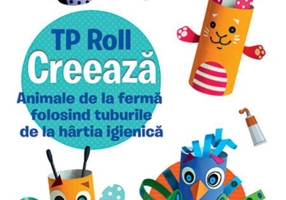 Creează animale de la fermă folosind tuburile de la hârtia igienică