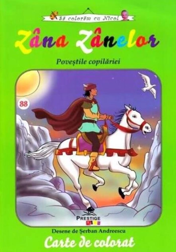 Zâna Zânelor. Carte de colorat
