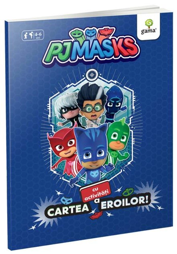 Cartea cu activități a eroilor. Activități cu PJ MASKS