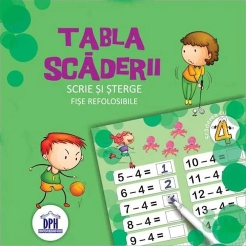 Tabla scăderii cu carioca