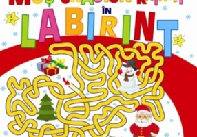 Moș Crăciun rătăcit în labirint