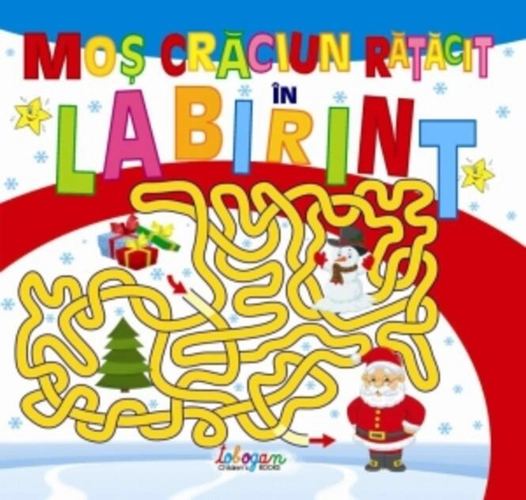 Moș Crăciun rătăcit în labirint