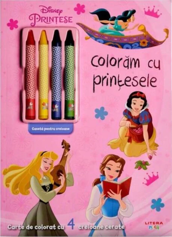Colorăm cu prințesele