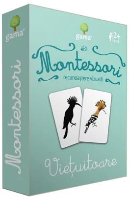 Vieţuitoare. Cărţi de joc Montessori