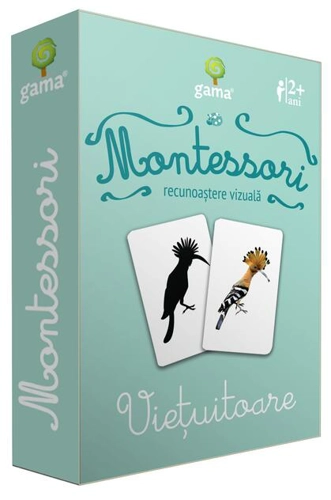 Vieţuitoare. Cărţi de joc Montessori