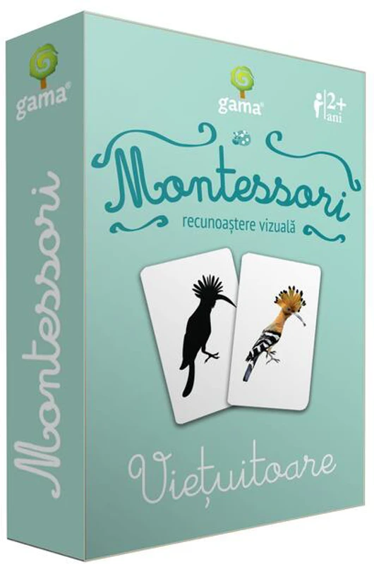 Vieţuitoare. Cărţi de joc Montessori
