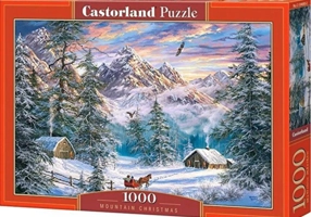 Puzzle 1000 piese „Mountain Christmas”
