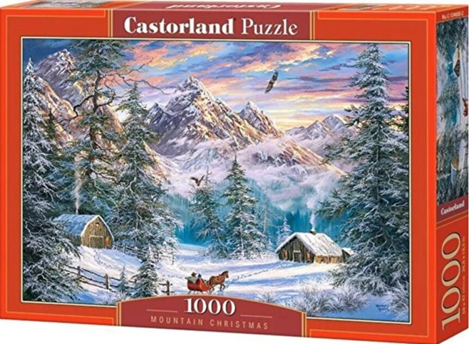Puzzle 1000 piese „Mountain Christmas”