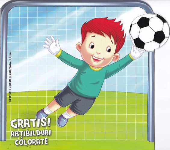 Fotbal. Carte de colorat