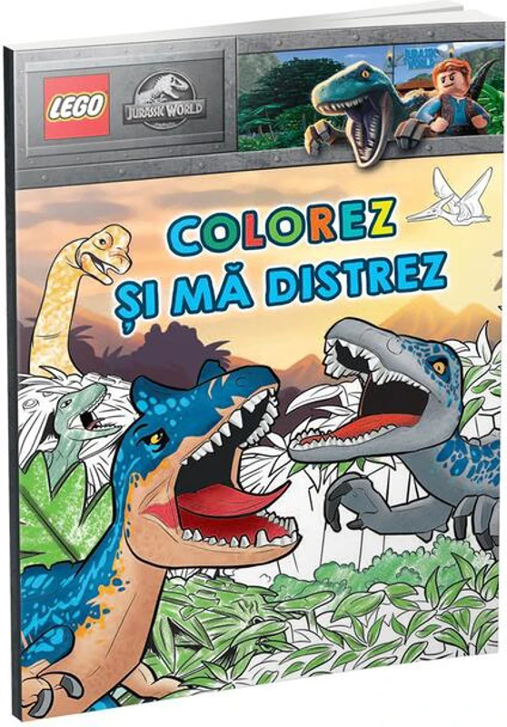 Colorez și mă distrez în Jurassic World!