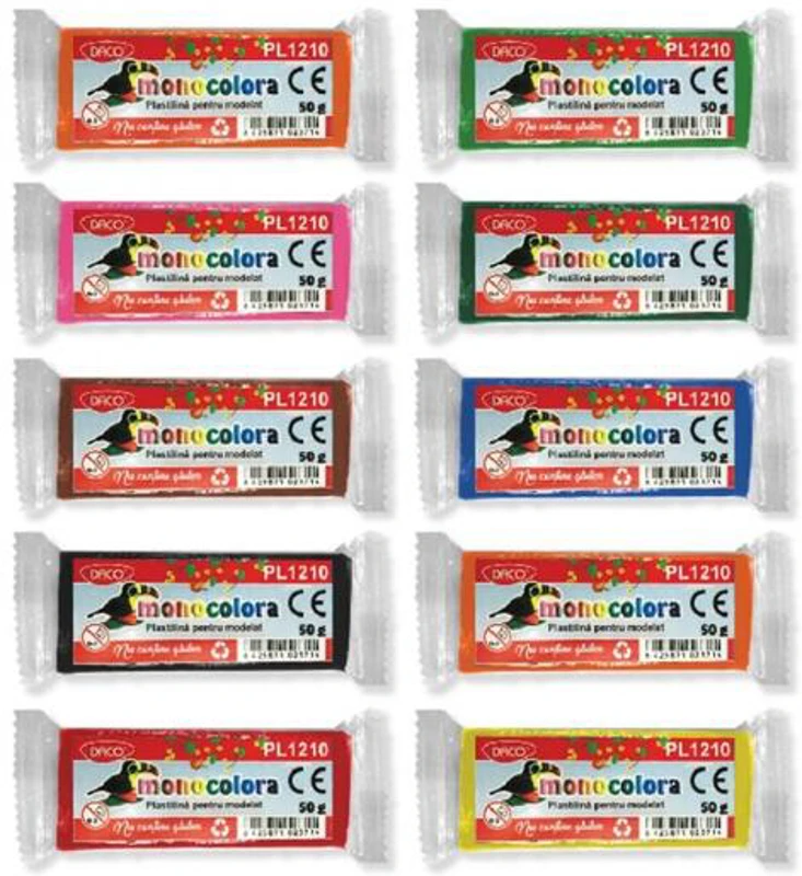 Plastilină DACO Monocolora 50g - PL1210