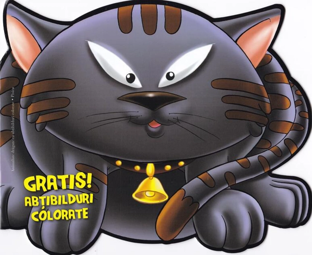 Pisica. Carte de colorat