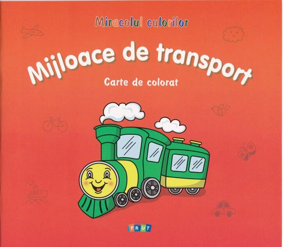 Mijloace de transport. Carte de colorat