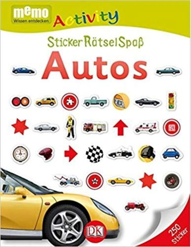 Memo Activity. Autos: StickerRätselSpaß