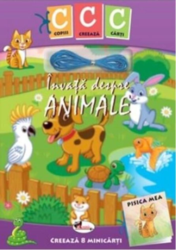 Învață despre animale. Copiii creează cărți