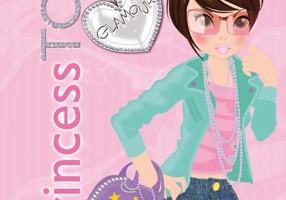 Princess Top. Glamour (roz)