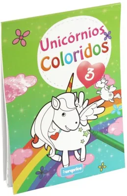 Carte de colorat Unicorni (Vol. 3)