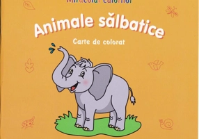 Animale sălbatice. Carte de colorat