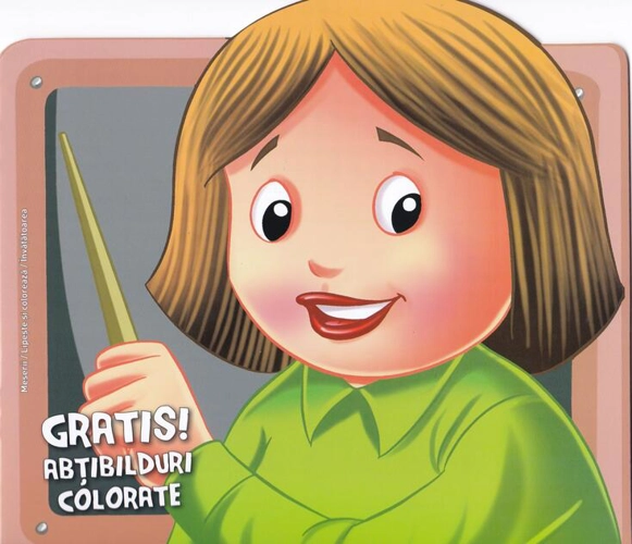 Învățătoarea. Carte de colorat