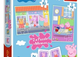 Peppa Pig-Set 2 puzzle-uri Peppa's Day