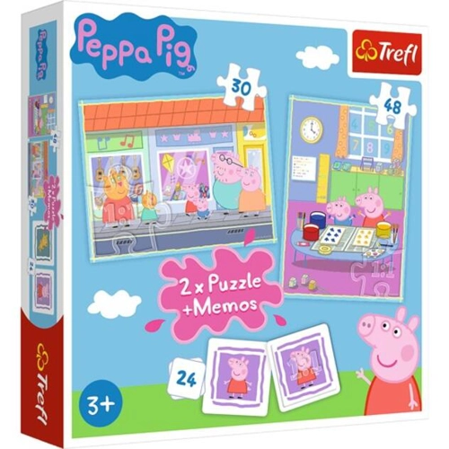 Peppa Pig-Set 2 puzzle-uri Peppa's Day