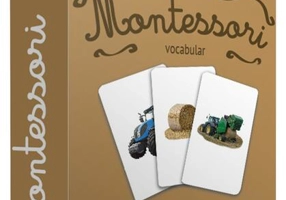 Mașini utilitare. Cărţi de joc Montessori