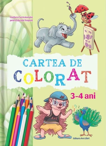 Cartea de colorat | 3-4 ani
