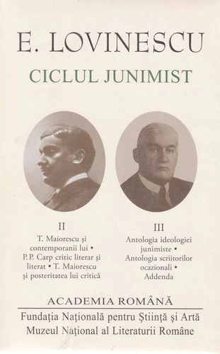 Ciclul junimist (Vol. II+III)
