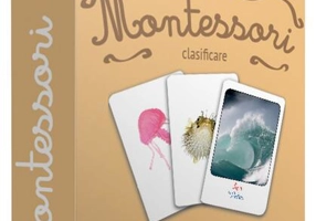 Pământ, aer, apă. Cărţi de joc Montessori