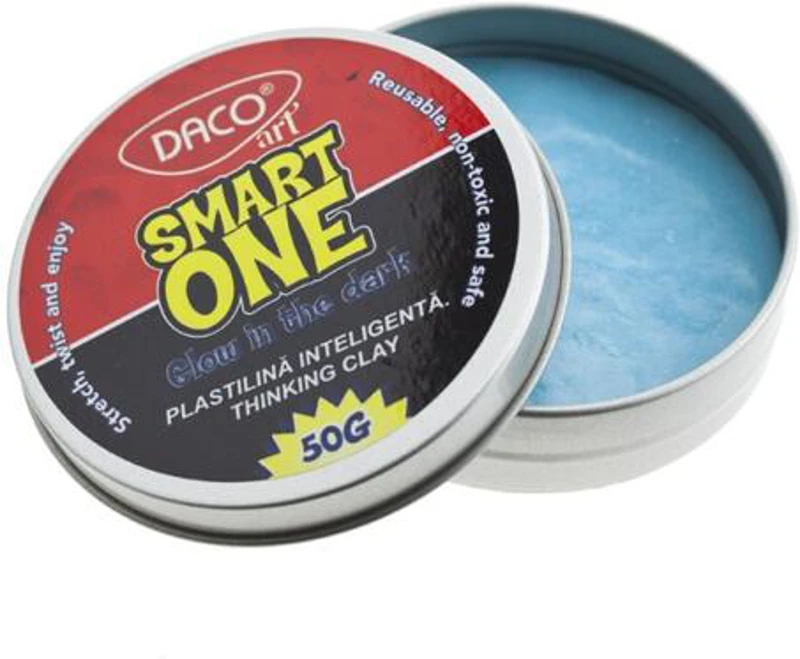 Plastilină Inteligentă DACO Smart One Glow in the Dark, 50 g - PL900F