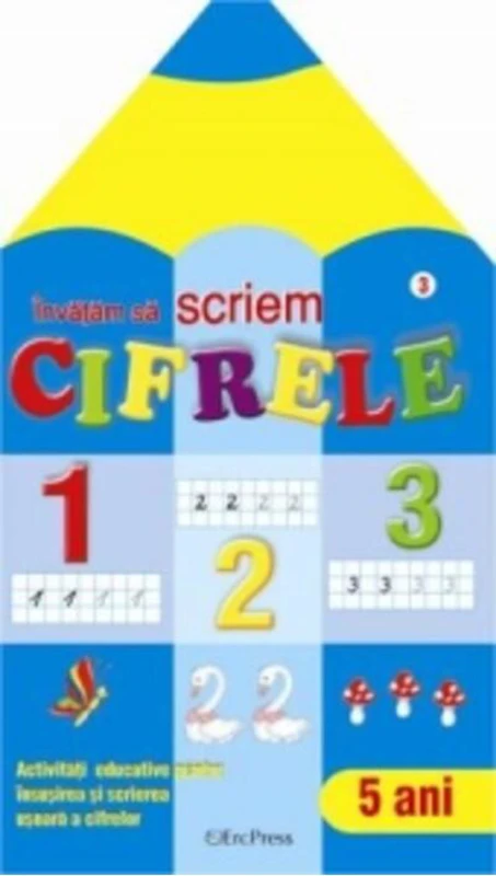 1,2,3 Învățăm să scriem cifrele
