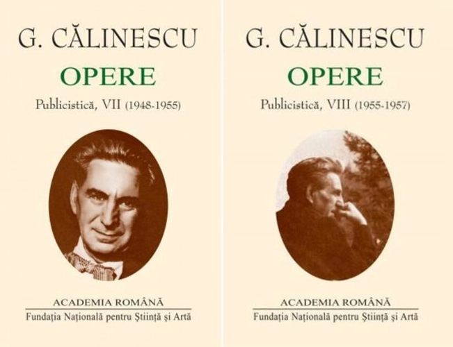 George Călinescu. Opere (Vol. VII+VIII) Publicistică (1948-1957)