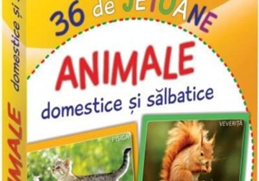 36 de jetoane. Animale domestice și sălbatice