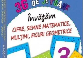 Învățăm cifre, semne matematice, mulțimi, figuri geometrice - 36 de jetoane