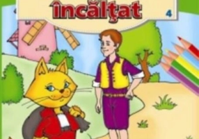 Motanul încălțat. Lipim și colorăm nr. 4