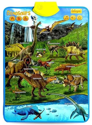 Poster Interactiv în Limba Engleză - Dinozauri