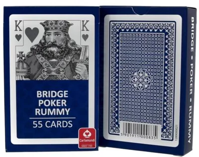 Cărți de joc Cartamundi Dondorf Bridge-Poker-Rummy, Albastru