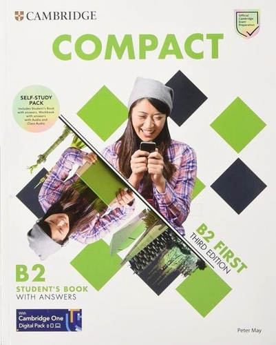 Compact First Self-Study Pack 3rd Edition, Student's Book with Answers, Workbook with Answers with Audio and Class Audio