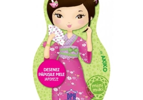 Desenez păpușile mele japoneze cu Akiko