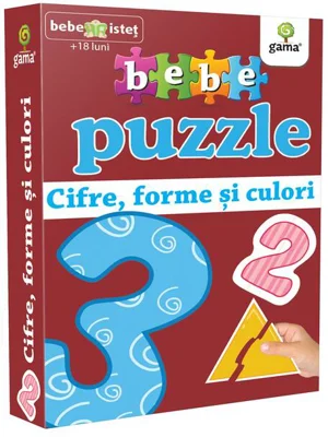 Bebe Puzzle - Cifre, forme si culori
