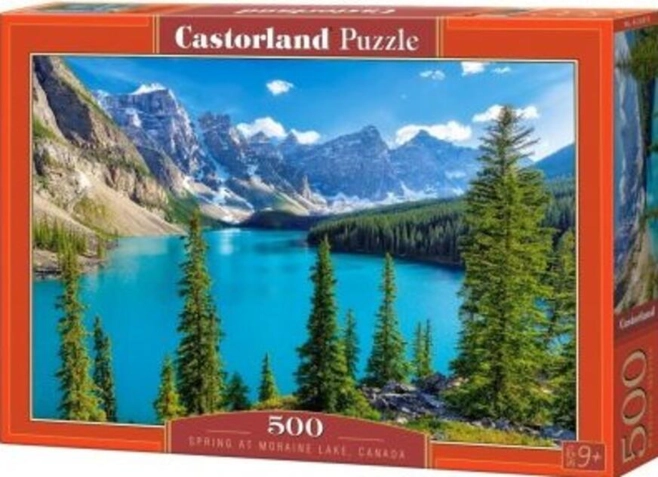 Puzzle 500 piese „Spring at Moraine Lake, Canada”