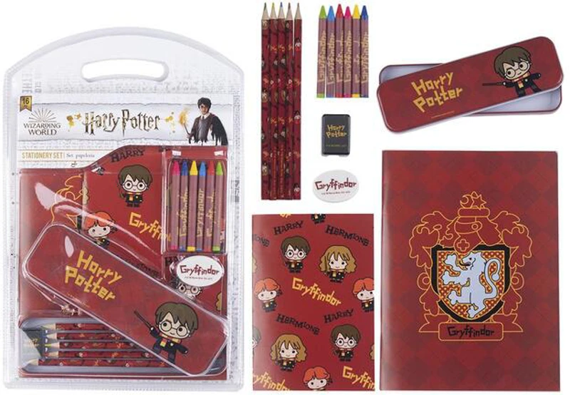 Set de rechizite Harry Potter - Gryffindor, 16 buc